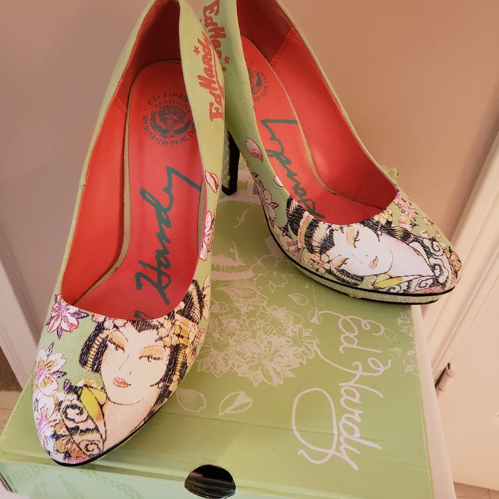 Ed Hardy vintage heels.